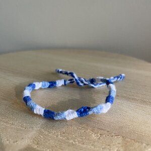 Ximena Bracelet, anklet, trendy, comfortable, tie, embroidery thread, woven, gif